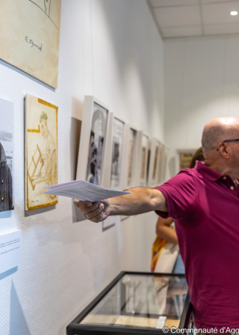 Vernissage de l'exposition sur le thème de "Pif le chien"