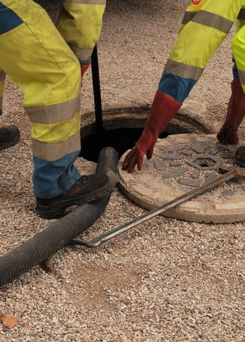 Travaux de renouvellement du réseau des eaux usées à SEMEAC