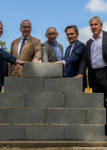 Pose des premières pierres de deux nouvelles résidences dans le cadre du NPNRU à Lourdes