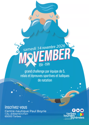 Movember au centre nautique Paul Boyrie