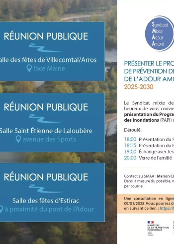 Réunions Publiques PAPI