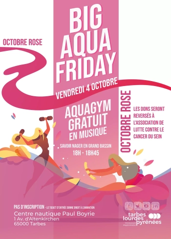 Big aqua Friday spécial Octobre Rose