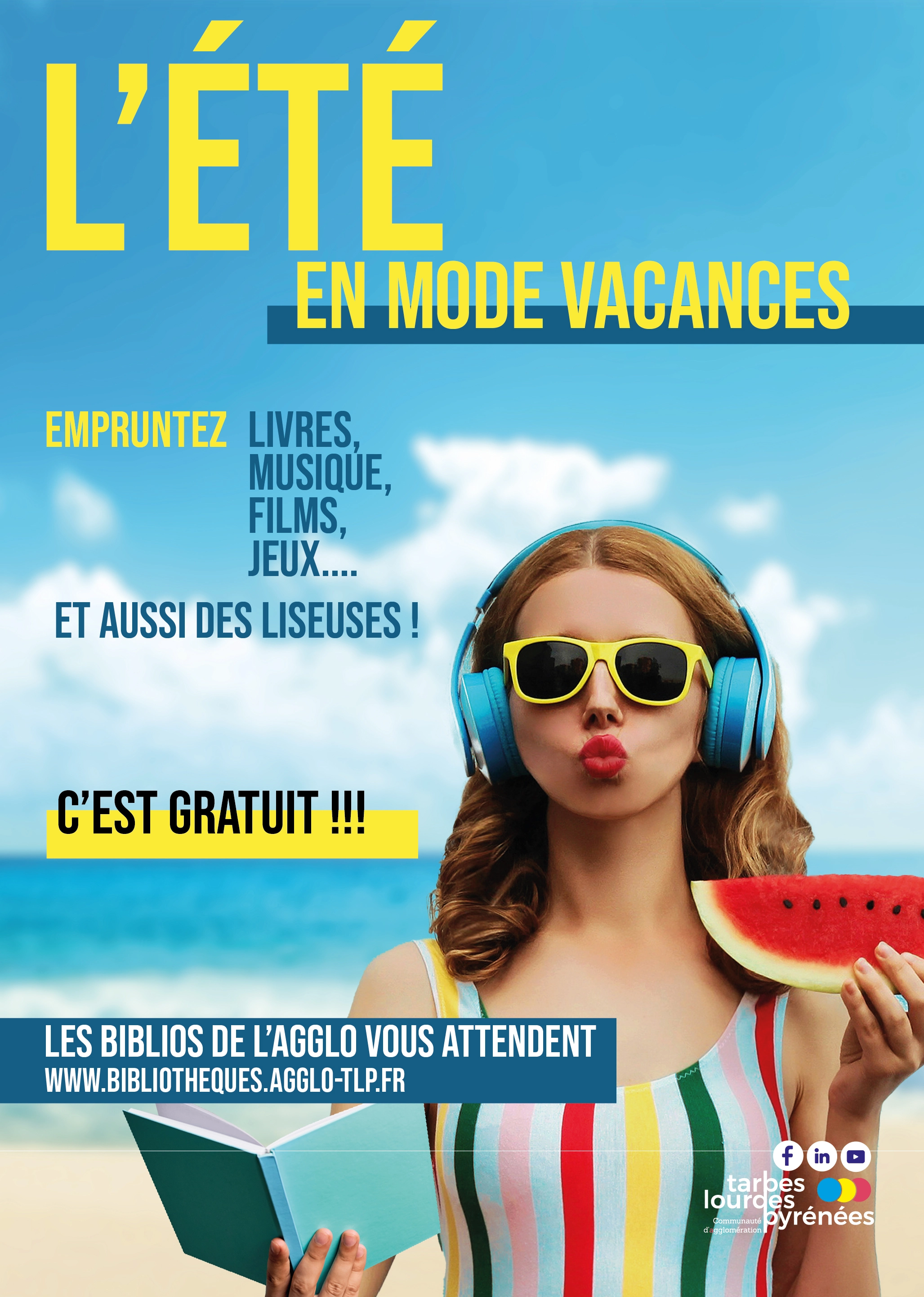 L’été de vos biblios en mode vacances !