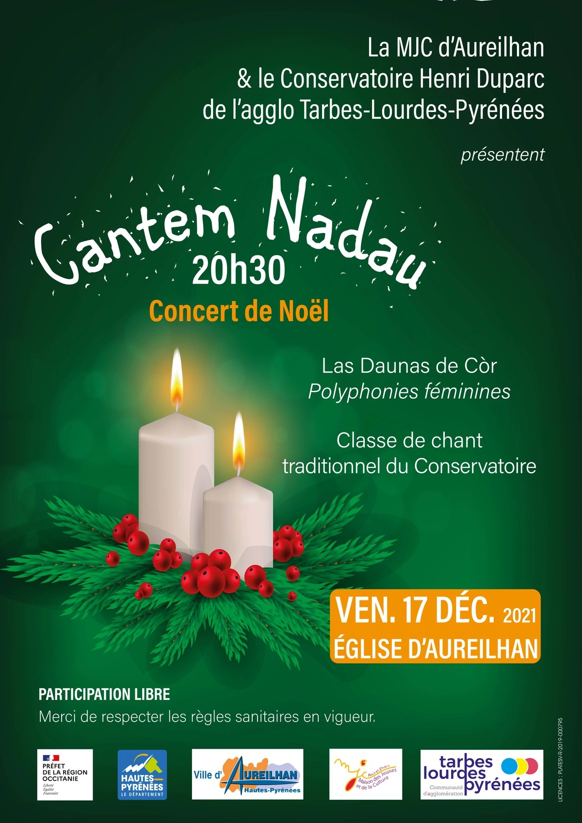 "Cantem Nadau", concert de Noël
